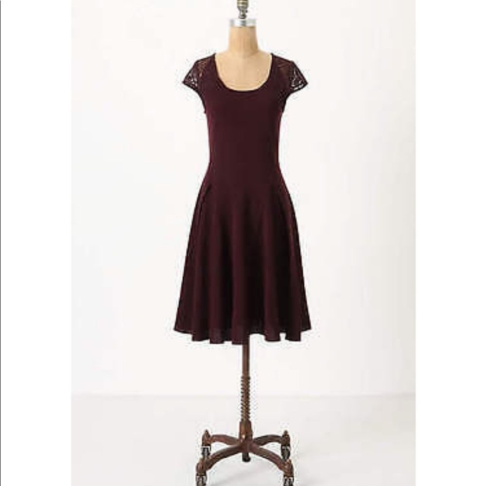 Anthropologie Deletta Interspersed Ponte Dress XS